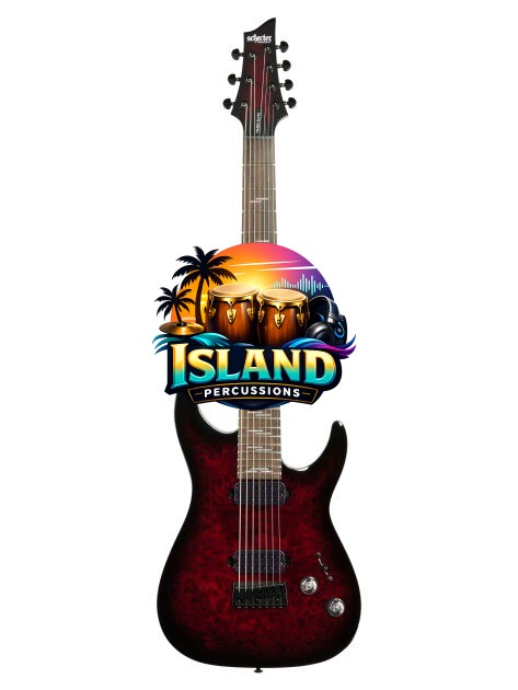 Schecter Omen Elite-7 Electric Guitar, 7-String