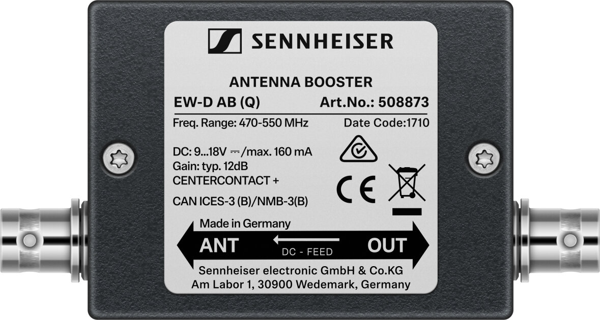 Sennheiser EW-D AB Inline Antenna Booster