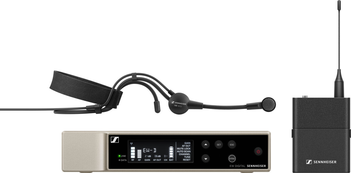 Sennheiser EW-D ME-3 Headmic Set Wireless Microphone System