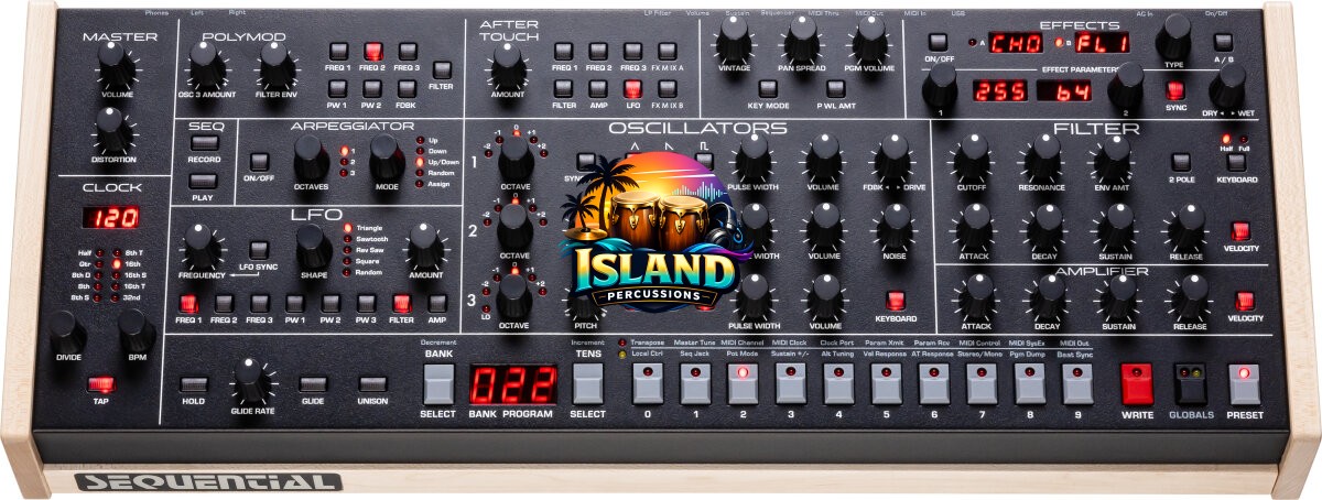 Sequential Trigon-6 Desktop Analog Synthesizer