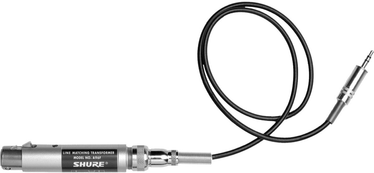 Shure A96F Transformer Low Z Female XLR to Phono
