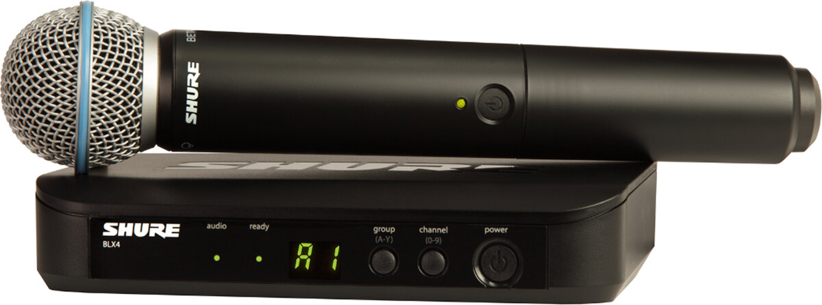 Shure BLX24/B58 Handheld Wireless Beta 58A Microphone System