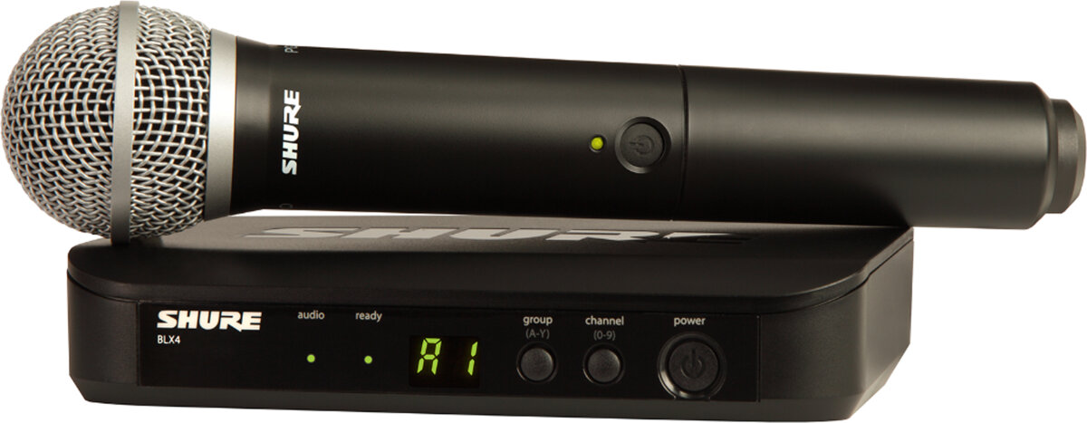 Shure BLX24/PG58 Handheld Wireless PG58 Microphone System