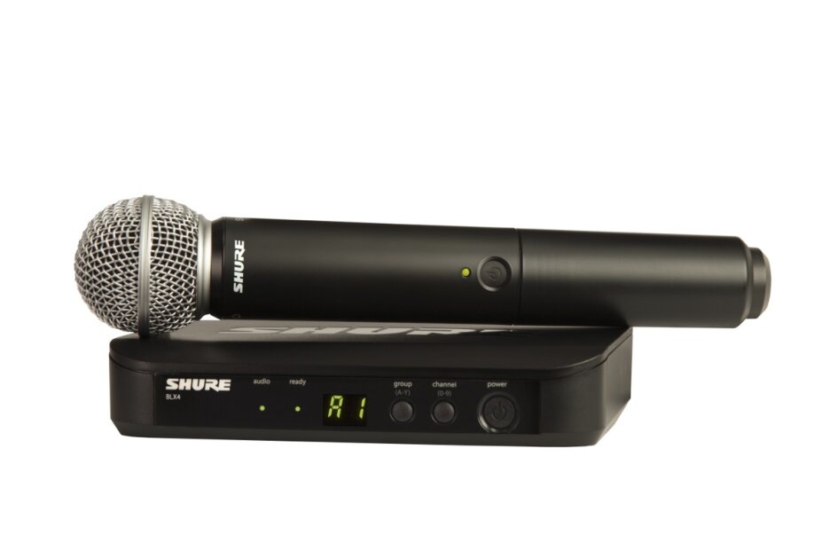 Shure BLX24/SM58 Handheld Wireless SM58 Microphone System