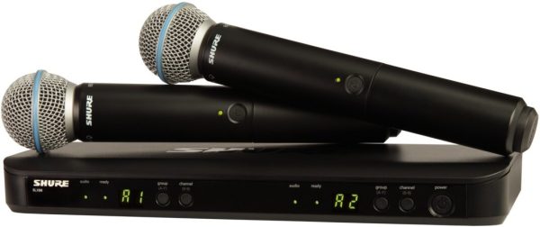 Shure BLX288/B58 Dual Handheld Wireless Beta 58 Microphone System