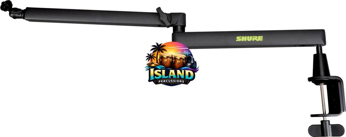 Shure by Gator SH-BROADCAST2 Low-Profile Desktop Boom Microphone Stand
