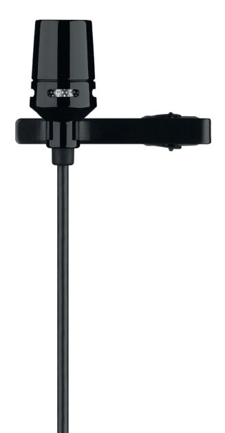 Shure CVL-B/C-TQG Centraverse Lavalier Condenser Microphone