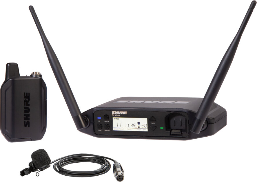 Shure GLXD14+/85M Digital Wireless Lavalier Microphone System