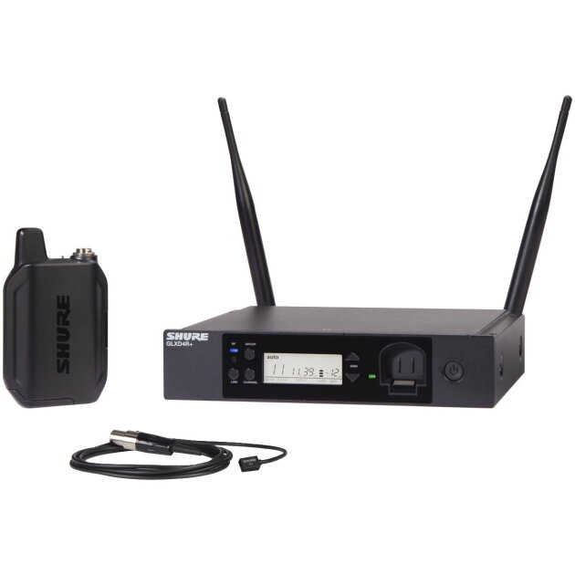 Shure GLXD14R+ / WL93 Digital Lavalier Wireless System