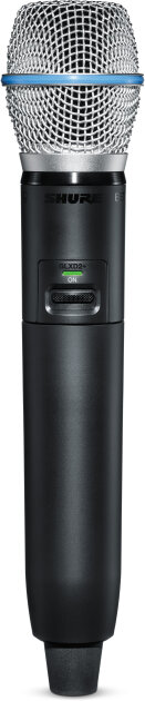 Shure GLXD2+/B87A Handheld Wireless Beta87A Microphone Transmitter