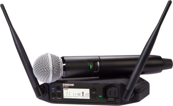 Shure GLXD24+/SM58 Handheld Wireless SM58 Microphone System