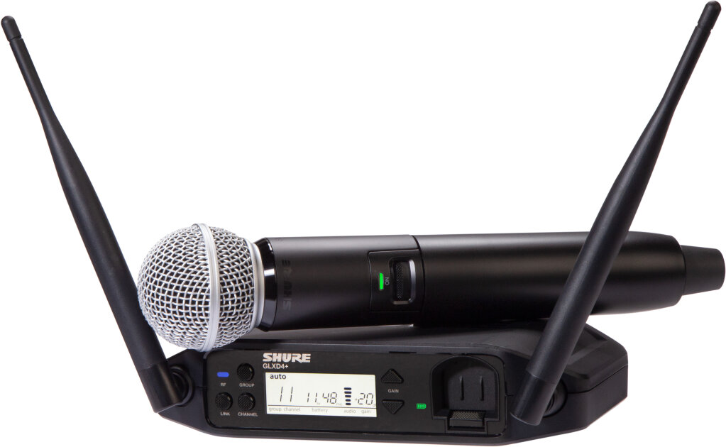Shure GLXD24+/SM58 Handheld Wireless SM58 Microphone System