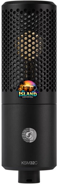 Shure KSM32C/SM Large-Diaphragm Condenser Microphone - Studio Kit with Shock Mount and Pop Filter