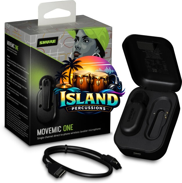 Shure MoveMic One Wireless Lavalier Microphone