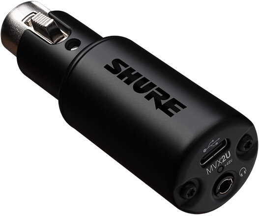 Shure MVX2U MOTIV XLR to USB Adapter Digital Audio Interface