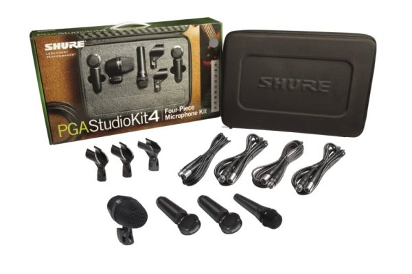 Shure PGA StudioKit4 4-Piece Studio Drum Microphone Pack