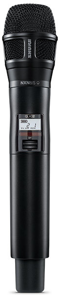 Shure QLXD2/N8SB Handheld Wireless Transmitter with Nexadyne 8/S Supercardioid Dynamic Microphone