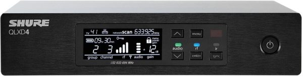 Shure QLXD4 Half-Rack Single-Channel Digital Wireless Receiver