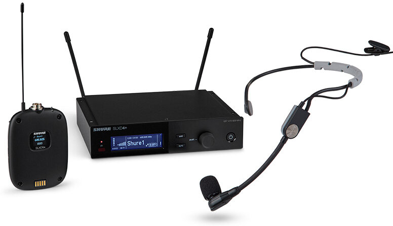 Shure SLXD14+/SM35 Headset Wireless Microphone System