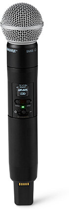 Shure SLXD2+/SM58 Handheld Digital Wireless Transmitter with SM58 Microphone Capsule