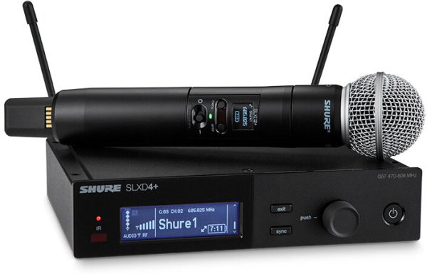 Shure SLXD24+/58 Wireless System with SM58 Handheld Microphone