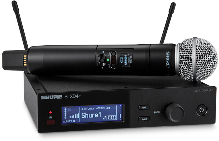 Shure SLXD24+/58 Wireless System with SM58 Handheld Microphone