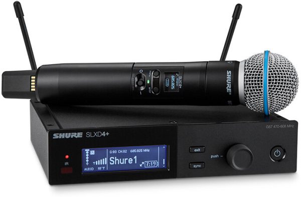 Shure SLXD24+/B58 Wireless System with Beta58 Handheld Microphone