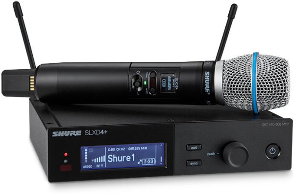 Shure SLXD24+/B87A Wireless System with Beta 87a Handheld Microphone