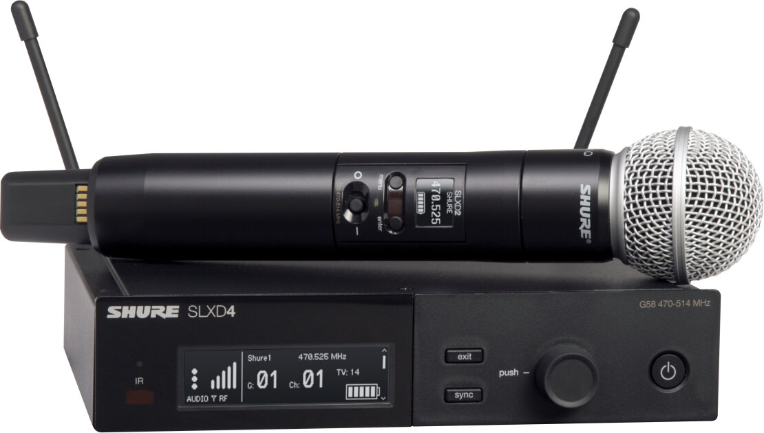 Shure SLXD24/SM58 Handheld Wireless SM58 Microphone System