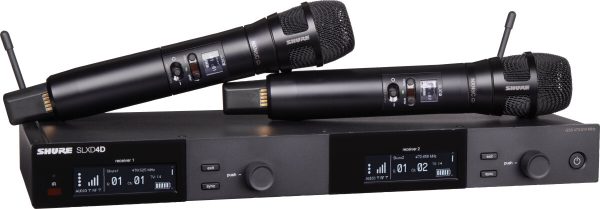 Shure SLXD24D/N8CB Dual Handheld Wireless Nexadyne 8/C Microphone System