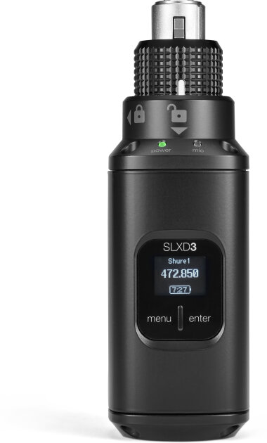 Shure SLXD3 Plug-On Digital Wireless Transmitter
