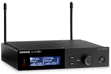 Shure SLXD4D+ Dual-Channel Wireless Receiver