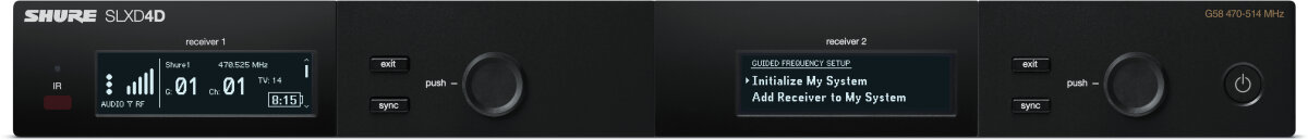 Shure SLXD4D Dual-Channel Wireless Receiver