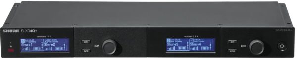 Shure SLXD4Q+ Quad-Channel Digital Wireless Receiver