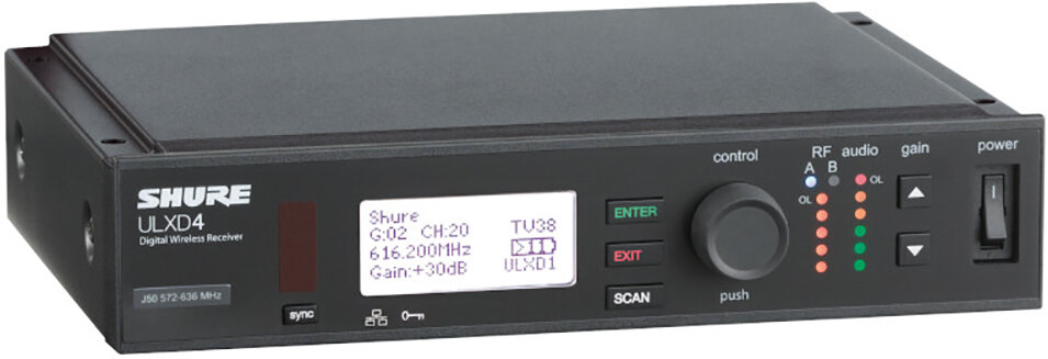 Shure ULXD4 Single Digital Wireless Receiver