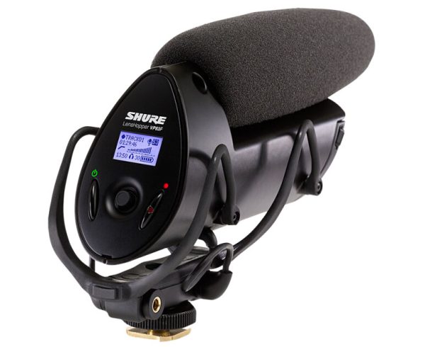 Shure VP83F LensHopper Camera-Mounted Shotgun Microphone with microSD Recorder