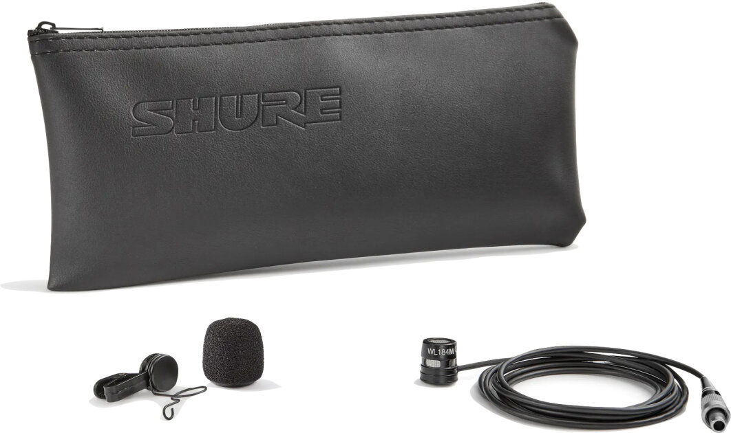 Shure WL184M Supercardioid Lavalier Microphone, LEMO Connector