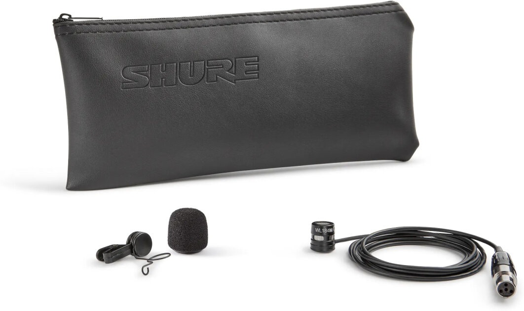 Shure WL184M Supercardioid Lavalier Microphone, TQG/TA4F Connector