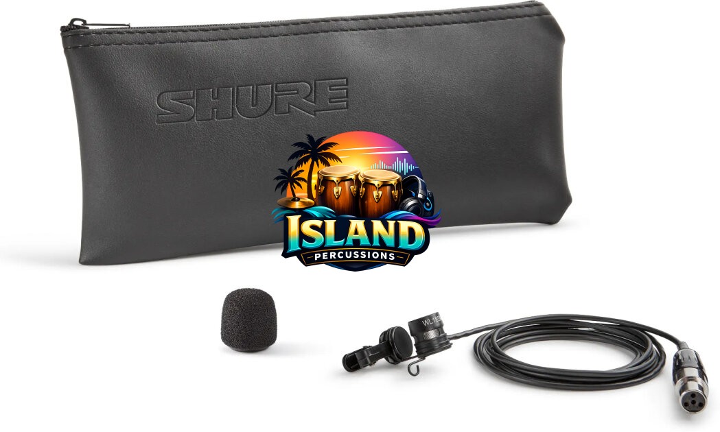 Shure WL185m Low-Profile Cardioid Lavalier Microphone, TQG/TA4F Connector