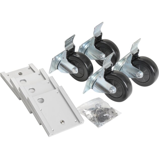 SKB 3R Series Caster Plate and Wheel Kit for Mil-Standard