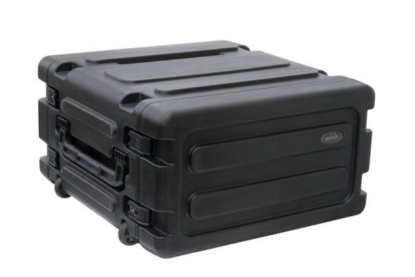 SKB R04U20W 4 Unit Rolling Roto Shock Rack Case