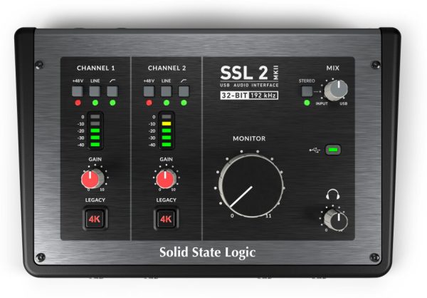 Solid State Logic SSL 2 MKII 2x2 USB-C Audio Interface