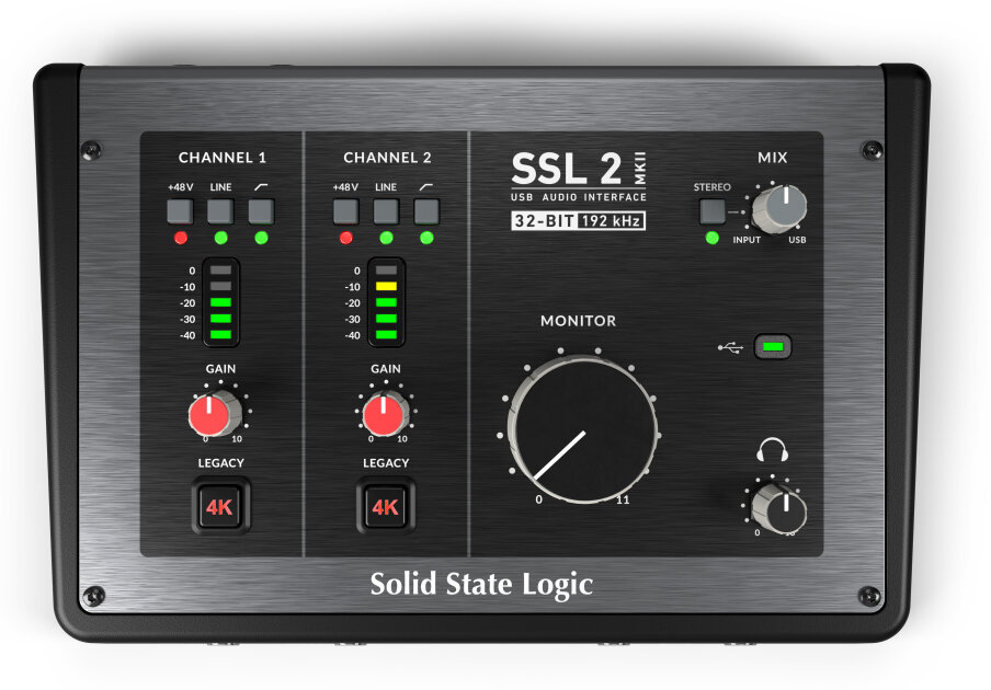 Solid State Logic SSL 2 MKII 2x2 USB-C Audio Interface