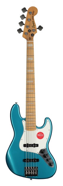 Squier Classic Vibe Active '70s Jazz V Electric Bass, 5-String with Maple Fingerboard