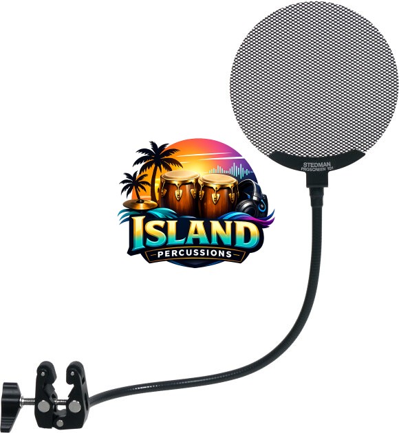 Stedman PS101 V2 Proscreen Metal Microphone Pop Filter with Gooseneck