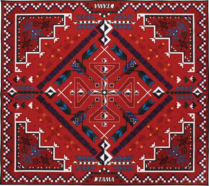 Tama TDRSW Southwestern Pattern Drum Rug (72 x 80")