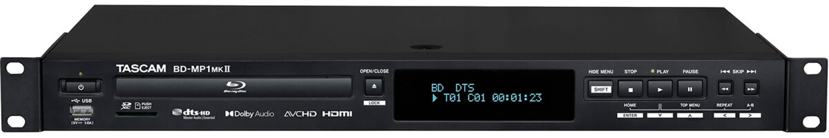 TASCAM BD-MP1MKII Blu-Ray and Media Player