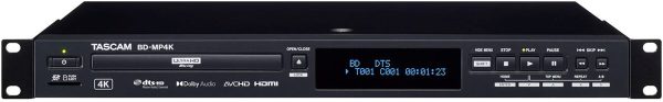 TASCAM BD-MP4K Professional-Grade 4K UHD Blu-Ray Player