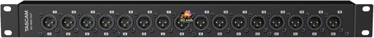TASCAM BO-16DX/OUT 16-Channel D-Sub to XLR-M Output Adapter Breakout Box