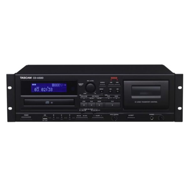 TASCAM CD-A580 Cassette/CD/USB MP3 Player Recorder